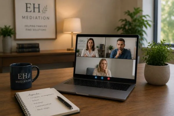 child access mediation Hitchin online meeting.
